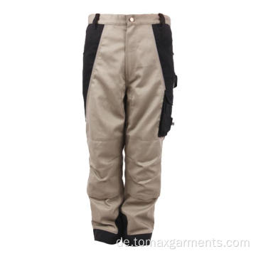 Khaki mit schwarzer Hose